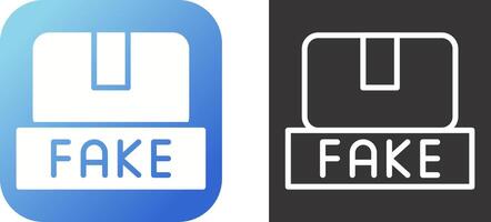 falsificación productos vector icono