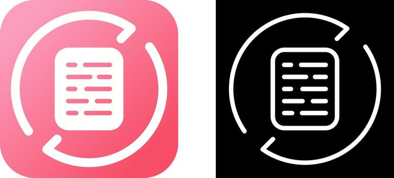 icono de vector de documento