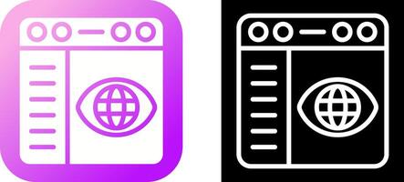 Browser Settings Vector Icon