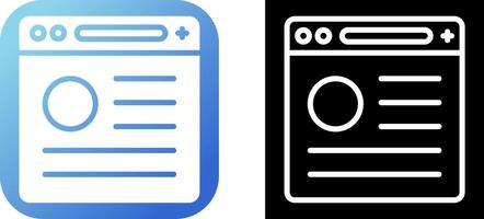 Browser Vector Icon