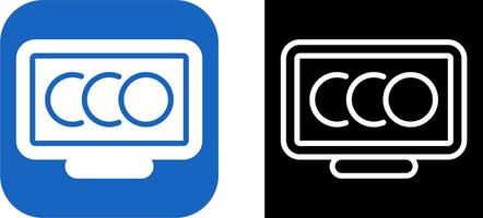 Desktop Computer Vector Icon