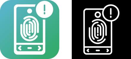 Biometric Identification Vector Icon