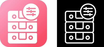 icono de vector de base de datos