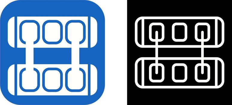 icono de vector de interruptor de red