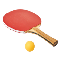 AI generated Table tennis isolated on transparent background png