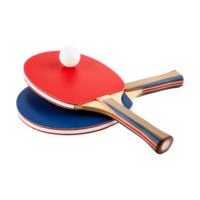 ai gegenereerd tafel tennis geïsoleerd Aan transparant achtergrond png