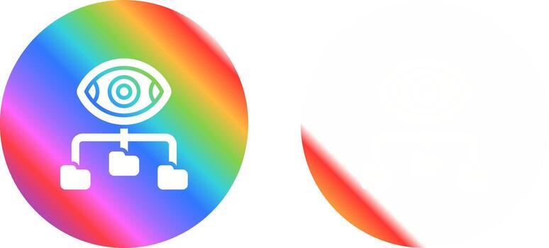 icono de vector de visualización de datos