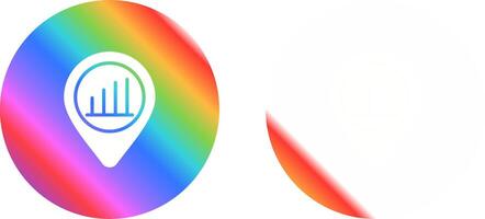 Location Analytics Vector Icon