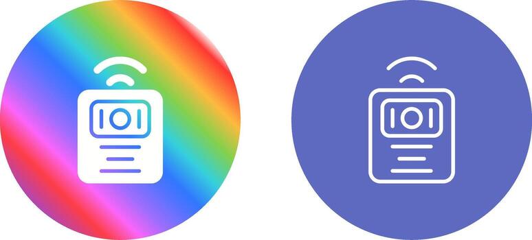 inalámbrico intercomunicador vector icono