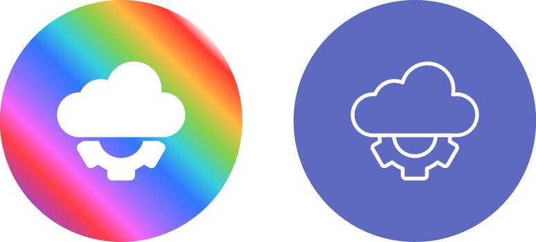 Cloud API Vector Icon