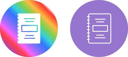 Notebook Vector Icon