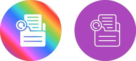 Document Redo Vector Icon