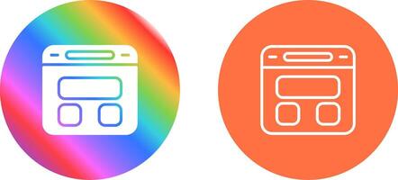 Browser Vector Icon
