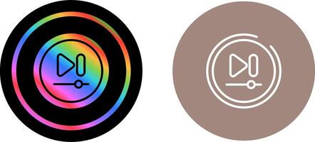 Video Next Track Button Vector Icon