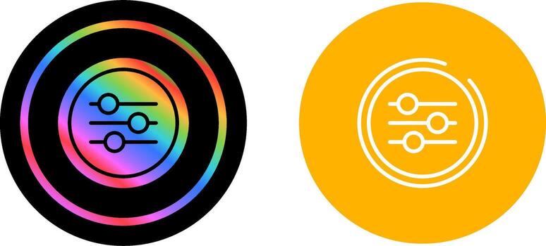 icono de vector de ecualizador