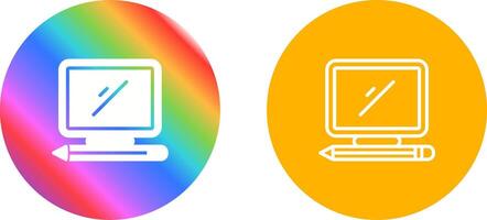 Desktop Computer Vector Icon