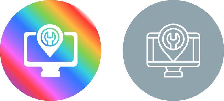 Computer Vector Icon