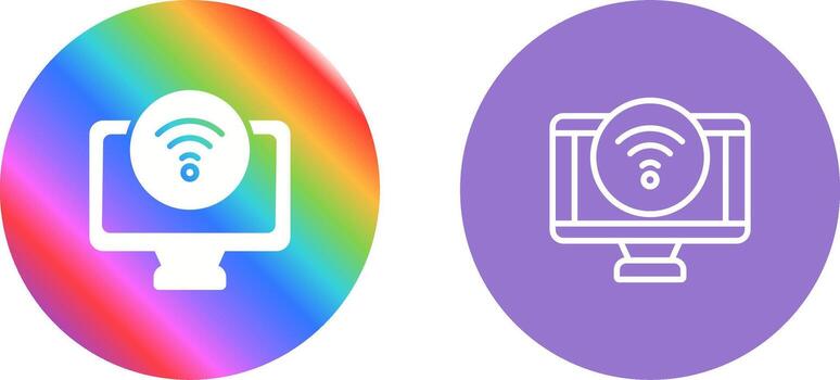 Computer Vector Icon