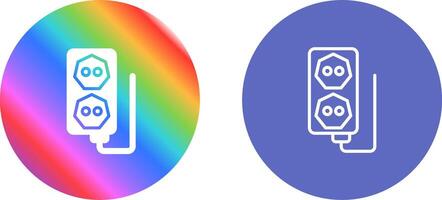 icono de vector de enchufe