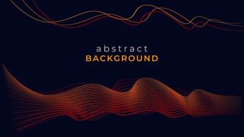 Abstract Line Wave Background for Technology Theme vector