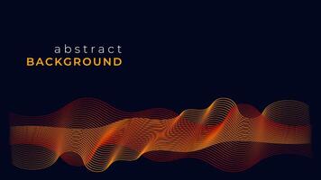 Abstract Line Wave Background for Technology Theme vector