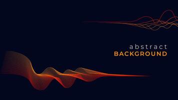 Abstract Line Wave Background for Technology Theme vector