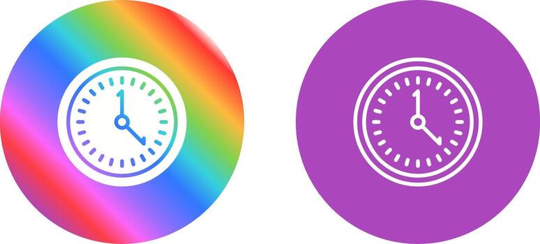 icono de vector de reloj