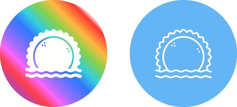 icono de vector de sol