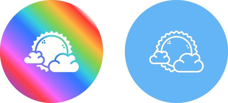 icono de vector de nube