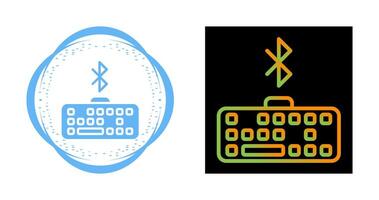 Bluetooth Keyboard Vector Icon