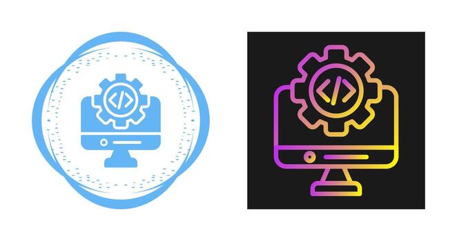 software desarrollo vector icono