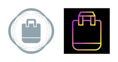 Reusable shopping bag Vector Icon