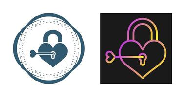 Love lock Vector Icon