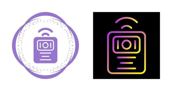 inalámbrico intercomunicador vector icono