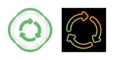 reciclaje símbolo vector icono