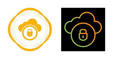 Cloud Security Vector Icon