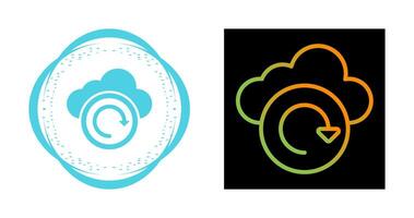 Cloud Backup Vector Icon