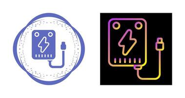 Portable charger Vector Icon