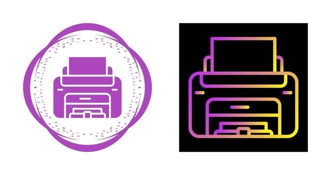 Laser Printer Vector Icon