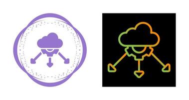 Network Load Balancing Vector Icon