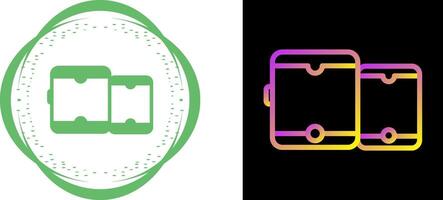 Tablet with smartphone Vector Icon