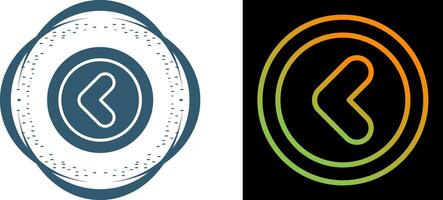Angle Left Vector Icon