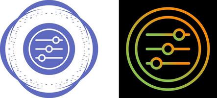Settings Sliders Vector Icon