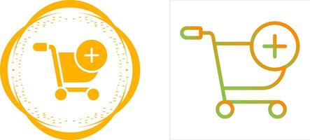 icono de vector de carrito de compras