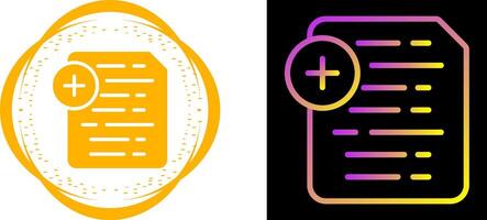 Document Insert Icon Vector Icon
