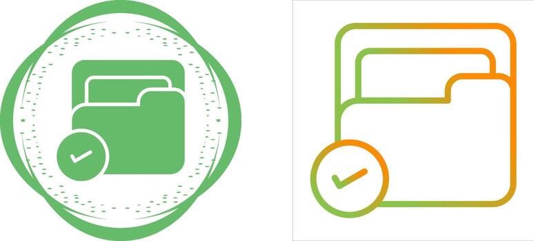 Accept Document Vector Icon