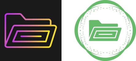 Open File Folder Vector Icon