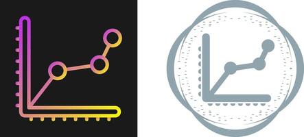 Line Chart Vector Icon