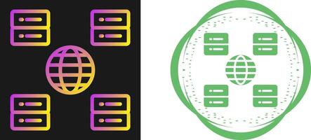Content Delivery Network Vector Icon