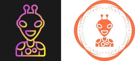 icono de vector alienígena